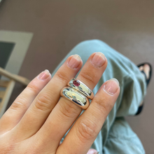 Load image into Gallery viewer, Tapered Gemstone Band